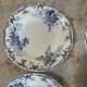 Set of 4 Hippolyte Boulenger ironstone soup plates