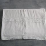 Old sheet - embroidery: 260x210cm