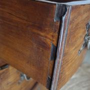 Chest of drawers country crossbow in oak xxth century