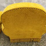 Pair of mustard club chairs