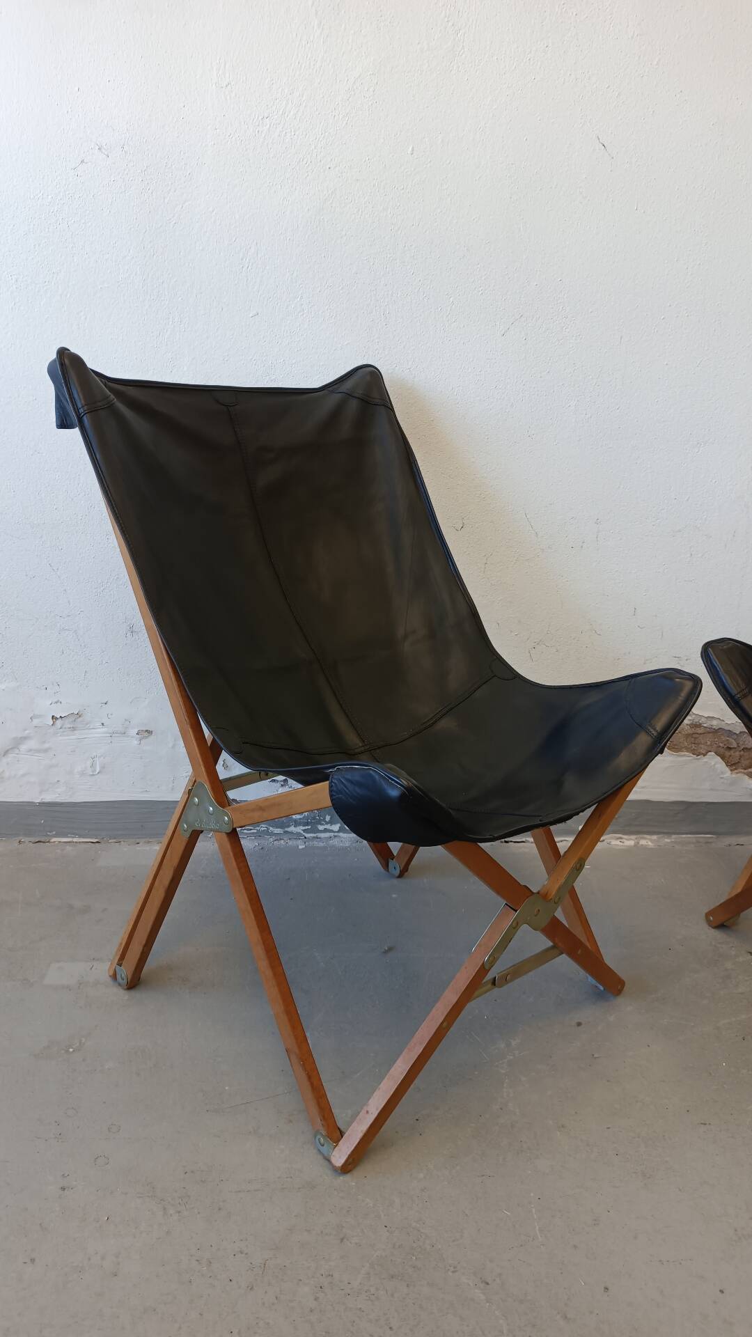 Pair of butterfly chairs