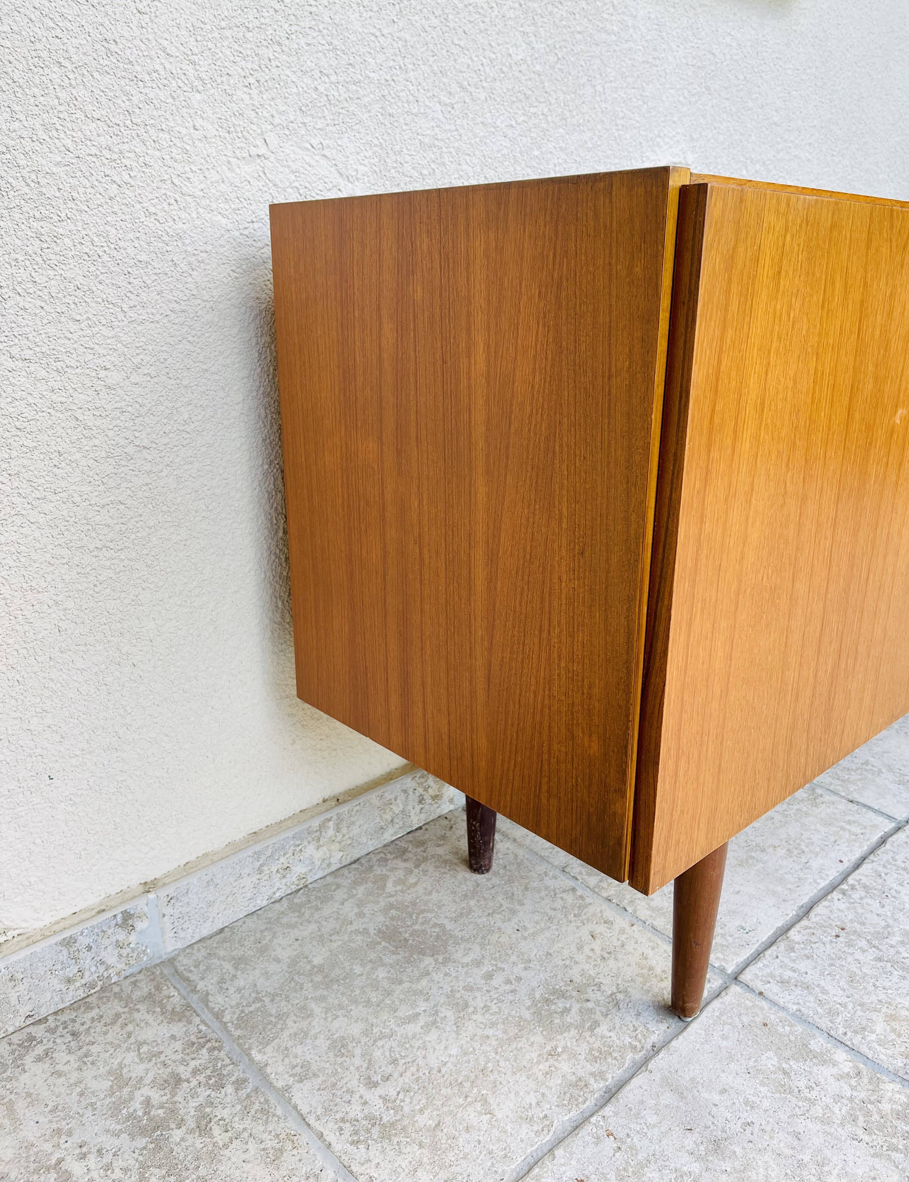 Scandinavian teak row