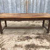 Antique solid oak farm table