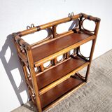 Rattan shelf