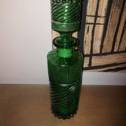 Italian vintage glass bottle