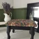 Small vintage tapestry footstool.