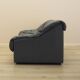 Italian leather sofa, two-seater, 1970s design