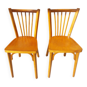 Paire de chaises bistrot, - west