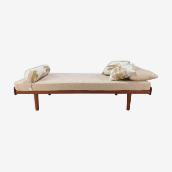 Mid-century teak daybed, 1960s