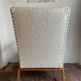 Scandinavian design boomerang armchair