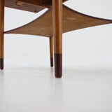 Borge Mogensen teak and Oak Coffee Table for Soborg Mobelfabric ,Denmark, 1960