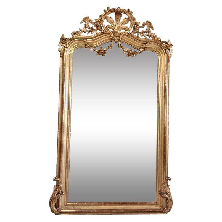 19th century mirror 181 x 110