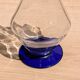 Elegant Two-Tone Carafe - Blown Glass White & Cobalt Blue - Murano Style