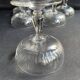 6 Baccarat champagne glasses – Art Nouveau