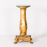 Pedestal empire gilded 1900 - mid 20th century