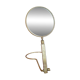 Vintage midi century brass barber mirror