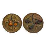 2 wall plates circa 1900