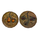 2 assiettes murales circa 1900