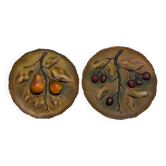 2 wall plates circa 1900