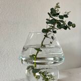 Glass mushroom vase