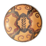 Ceramic Berber large dish Aït-Smaïl small Kabylie tribe Algeria 37 cm