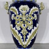 Earthenware vase, faience factory of fives lille - early twentieth century
