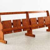Swedish pine folding bench 1960s-1970s