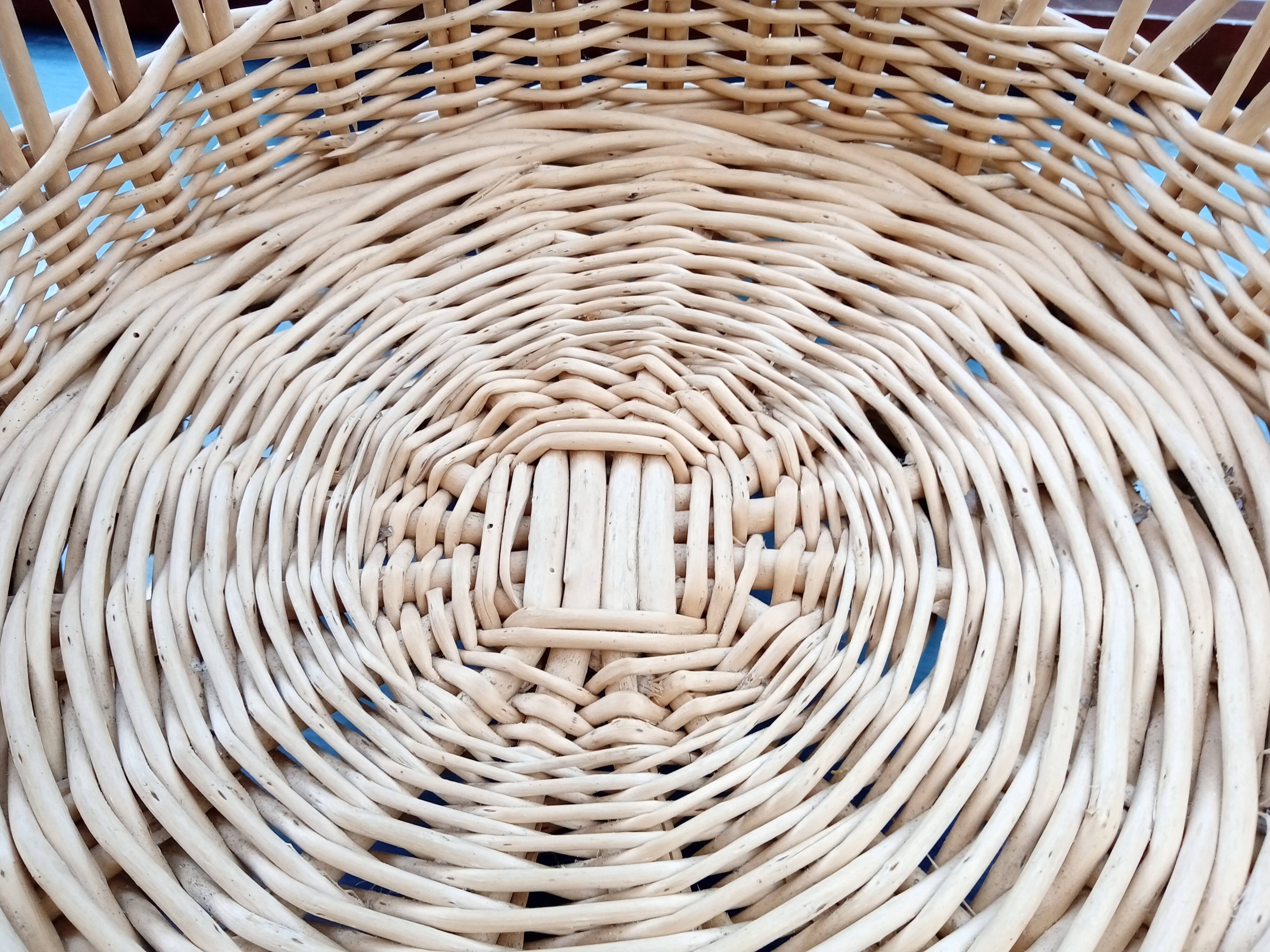 Rattan children's armchair