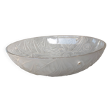 Art Deco hanging bowl in glass paste with floral pattern