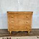 Vintage Art Deco chest of drawers – Curved burl wood front