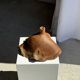 Small suspension in organic teak hat D30 H20