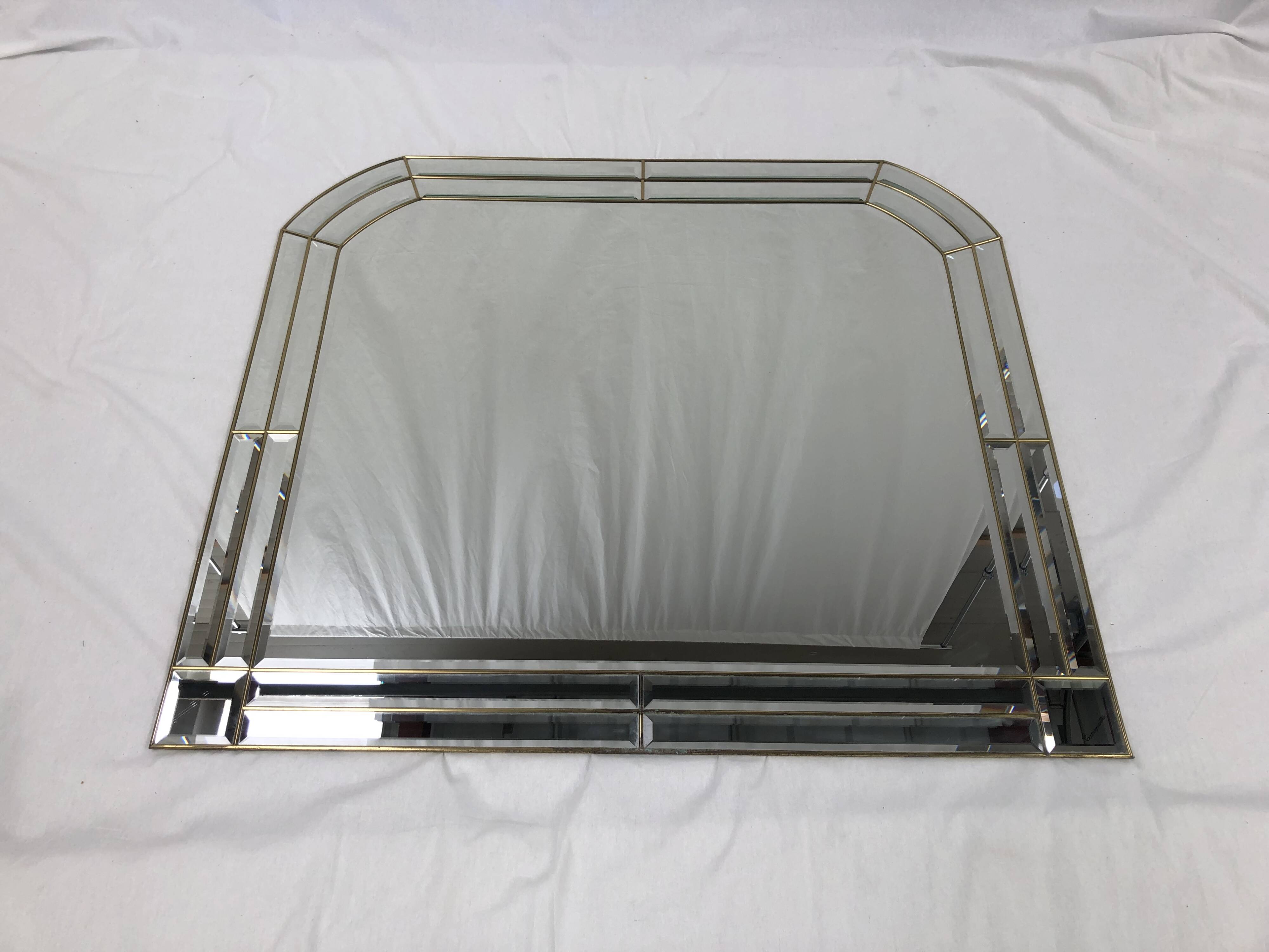 Mid-century Italian mirror by Toscoquattro