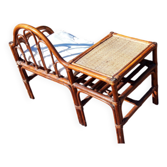 Rattan entrance furniture/telephone