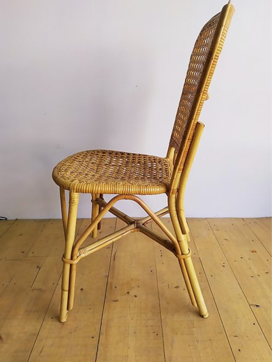 Rattan caning chair