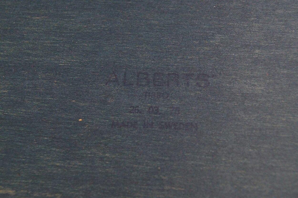 Rosewood and wenge coffee table from Alberts Tibro, 1970s