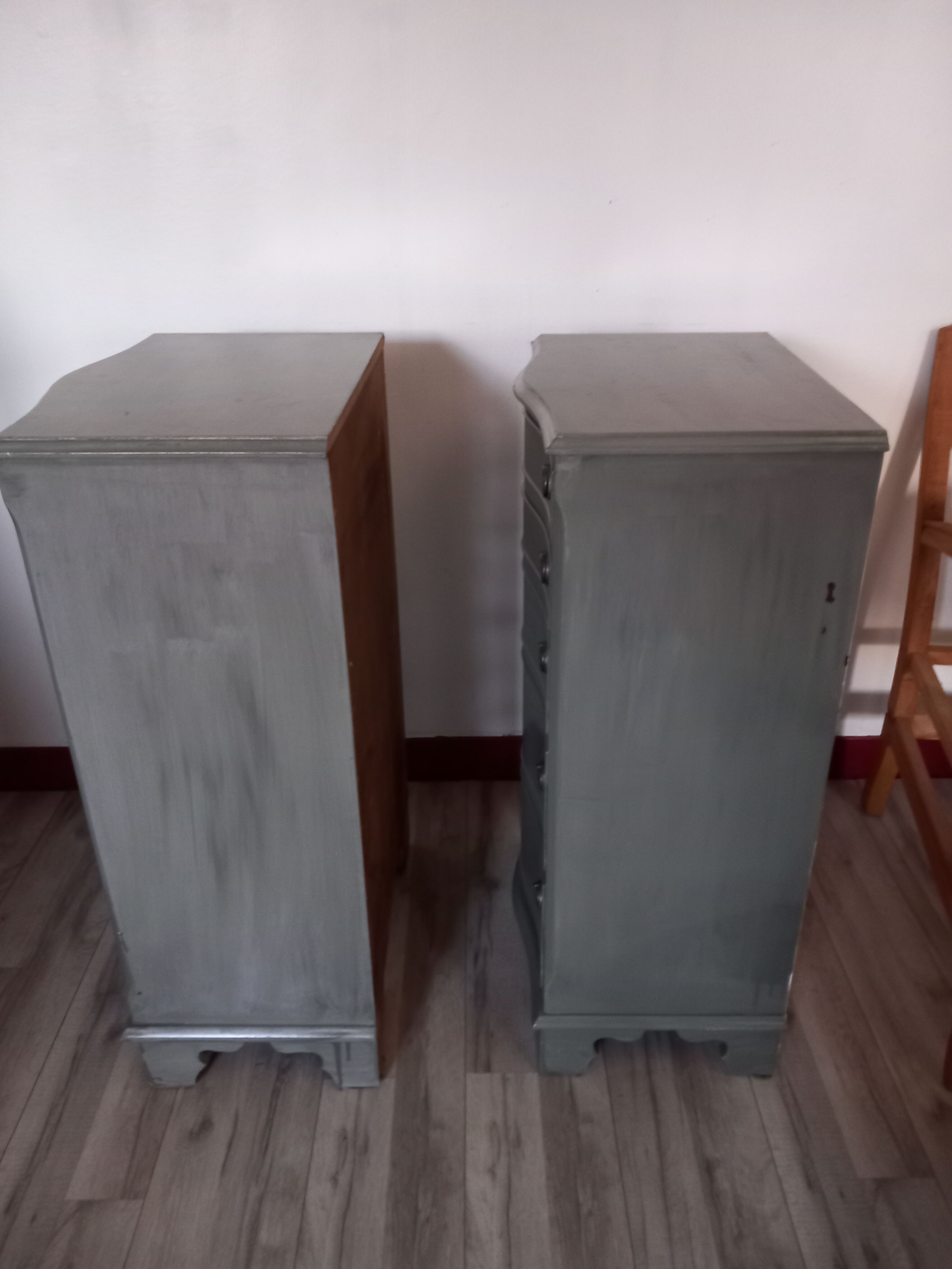 Pair of chests transition style LXV-XVI