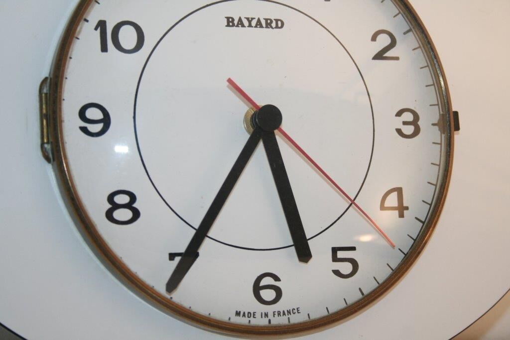 Pendulum wall Bayard vintage formica