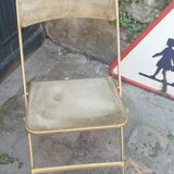 Khaki green folding chair