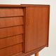 Scandinavian teak sideboard with sliding doors, 1960s