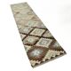 3x10 Cream & Brown Vintage Kilim Runner Rug, 81x306Cm