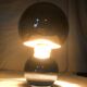 Chrome mushroom lamp 1970