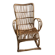 Fauteuil à bascule rocking chair en rotin