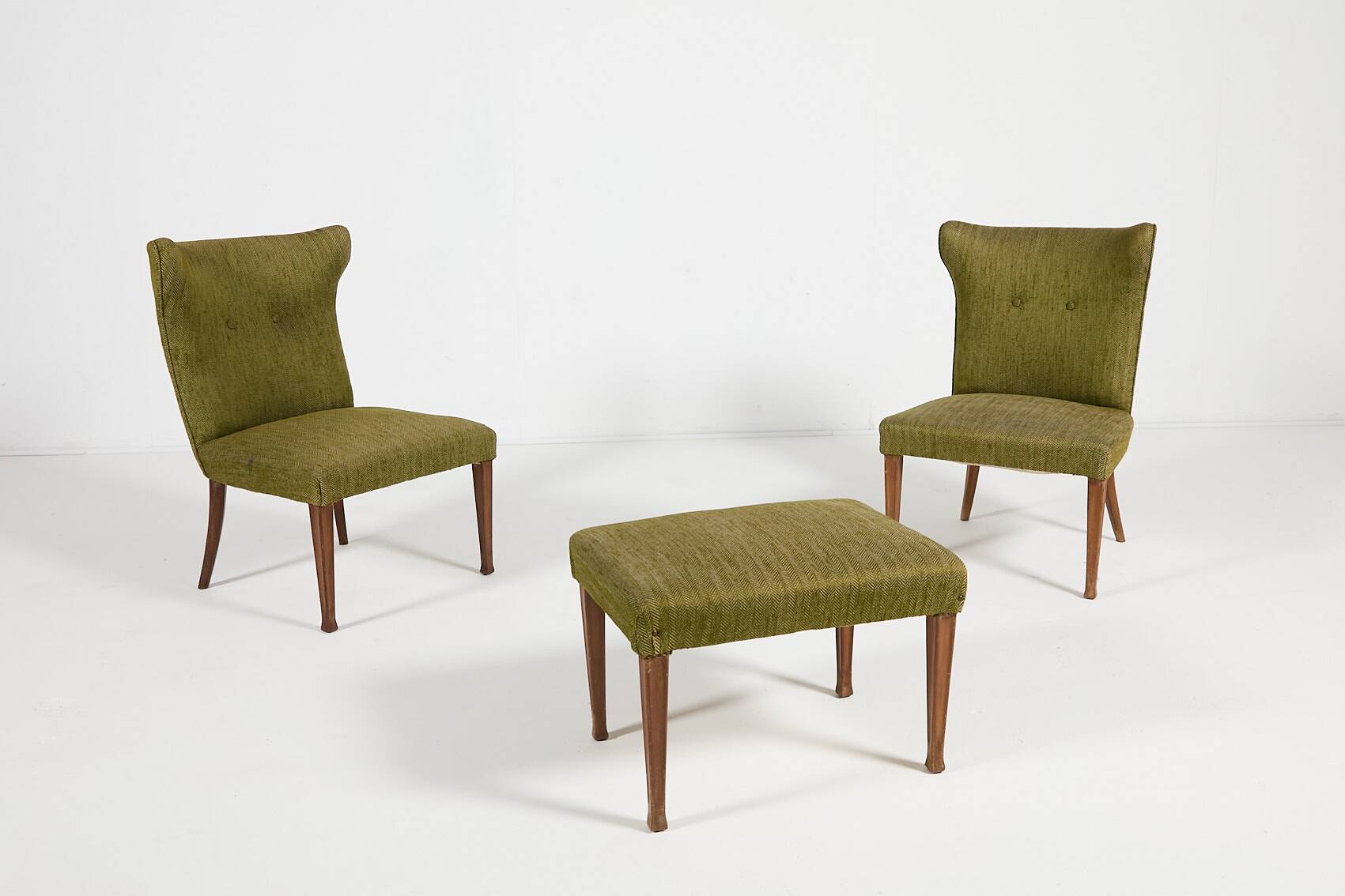 1960’s Italian Mid-Century Modern pair of chairs