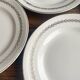 Sarreguemines Dubarry earthenware dessert plates