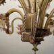 Venetian Pink Amber Murano Glass Chandelier 1960’s