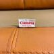 Maralunga Cassina style sofa in tan leather