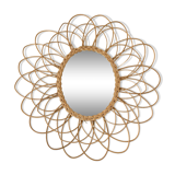 Rattan sun mirror 55cm