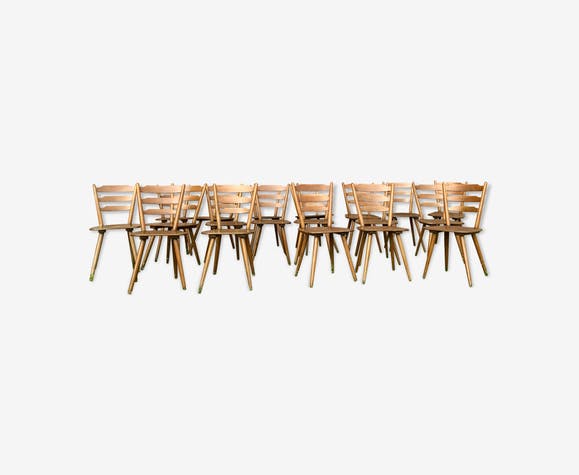 66 Scandinavian chairs or vintage wooden bistro