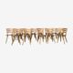 66 Scandinavian chairs or vintage wooden bistro
