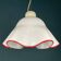 Murano glass Fazzoletto pendant, Italy, 1970s
